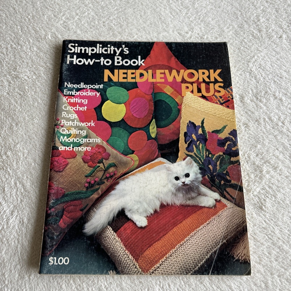 Vintage 1974 Simplicity s How-to Book Needlework Plus